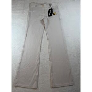 Betabrand Dress Pant Yoga Pants Cream Off White Flare Bootcut W0104-CWL NWT